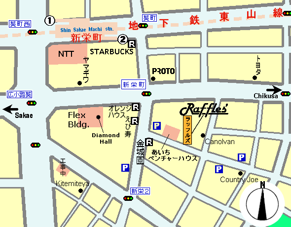 map to raffles